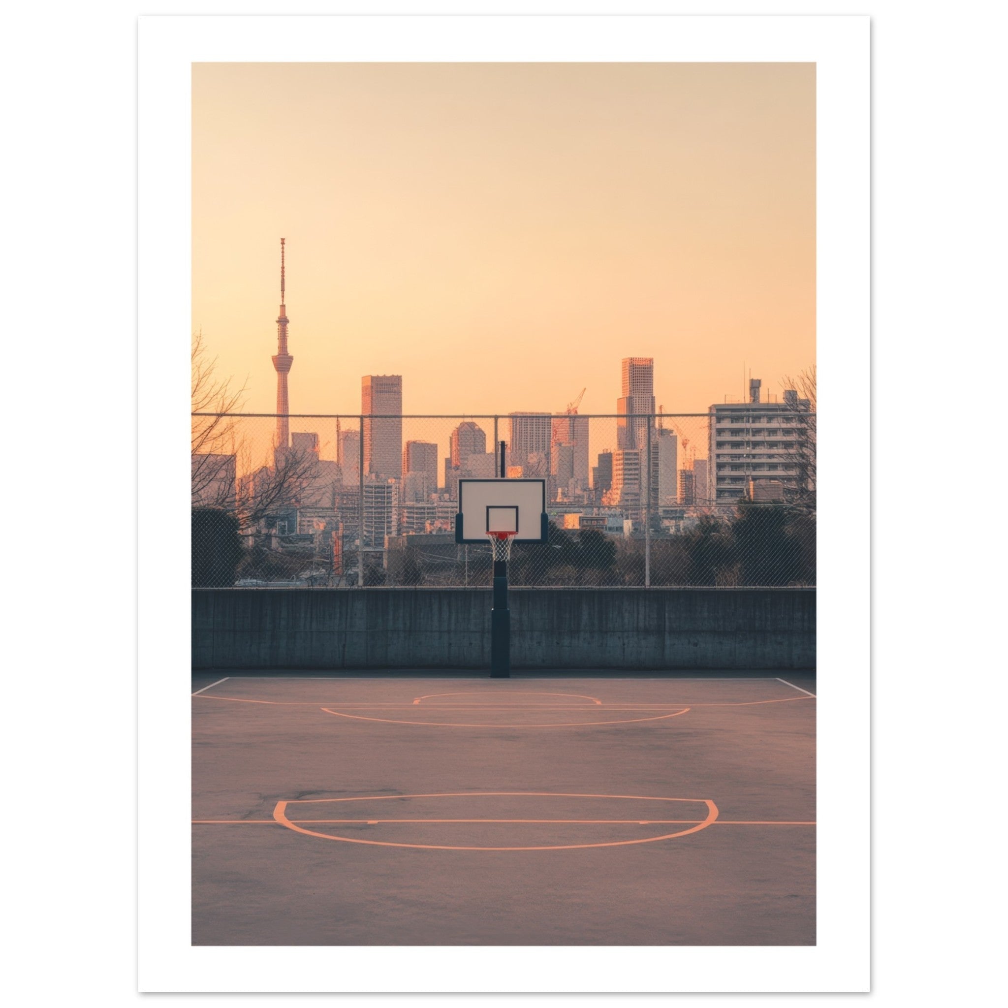 Basketball Court in Tokyo Japan