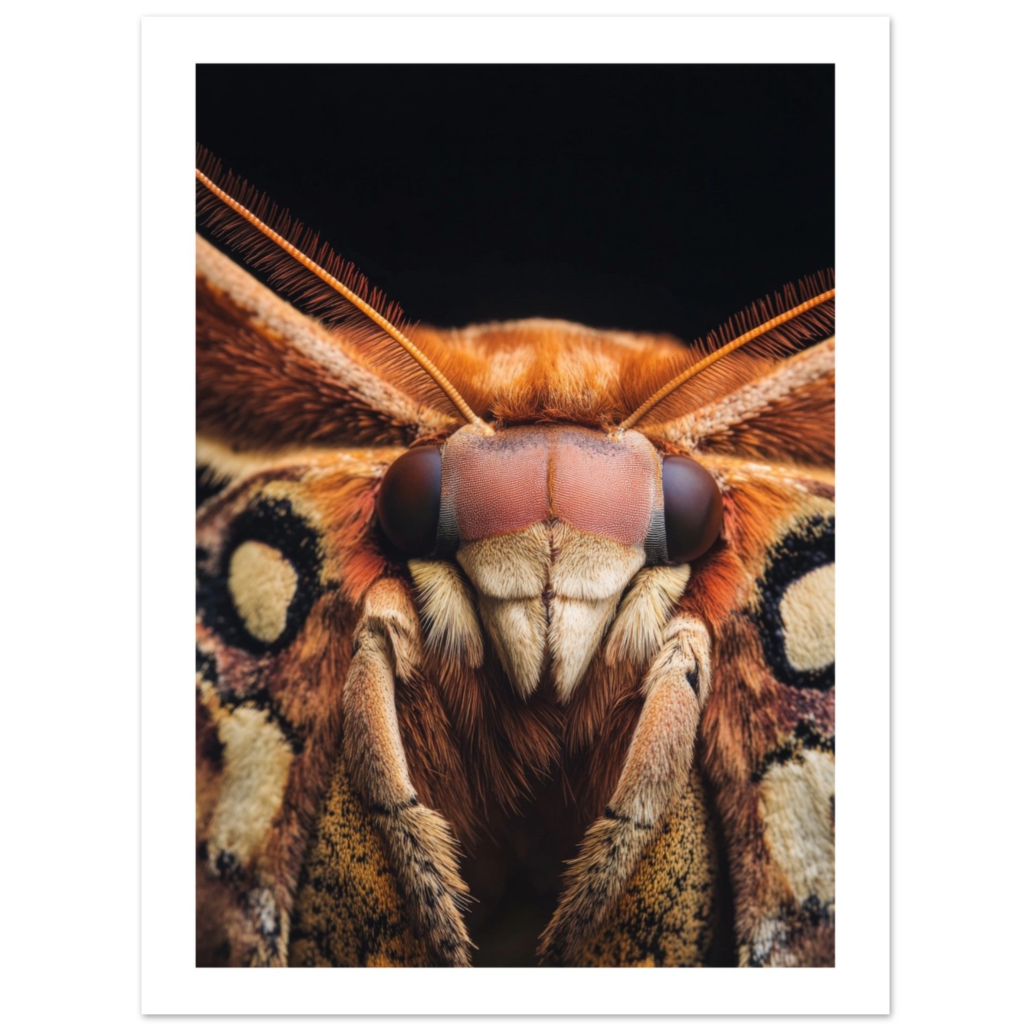 Atlas Moth portrait 2