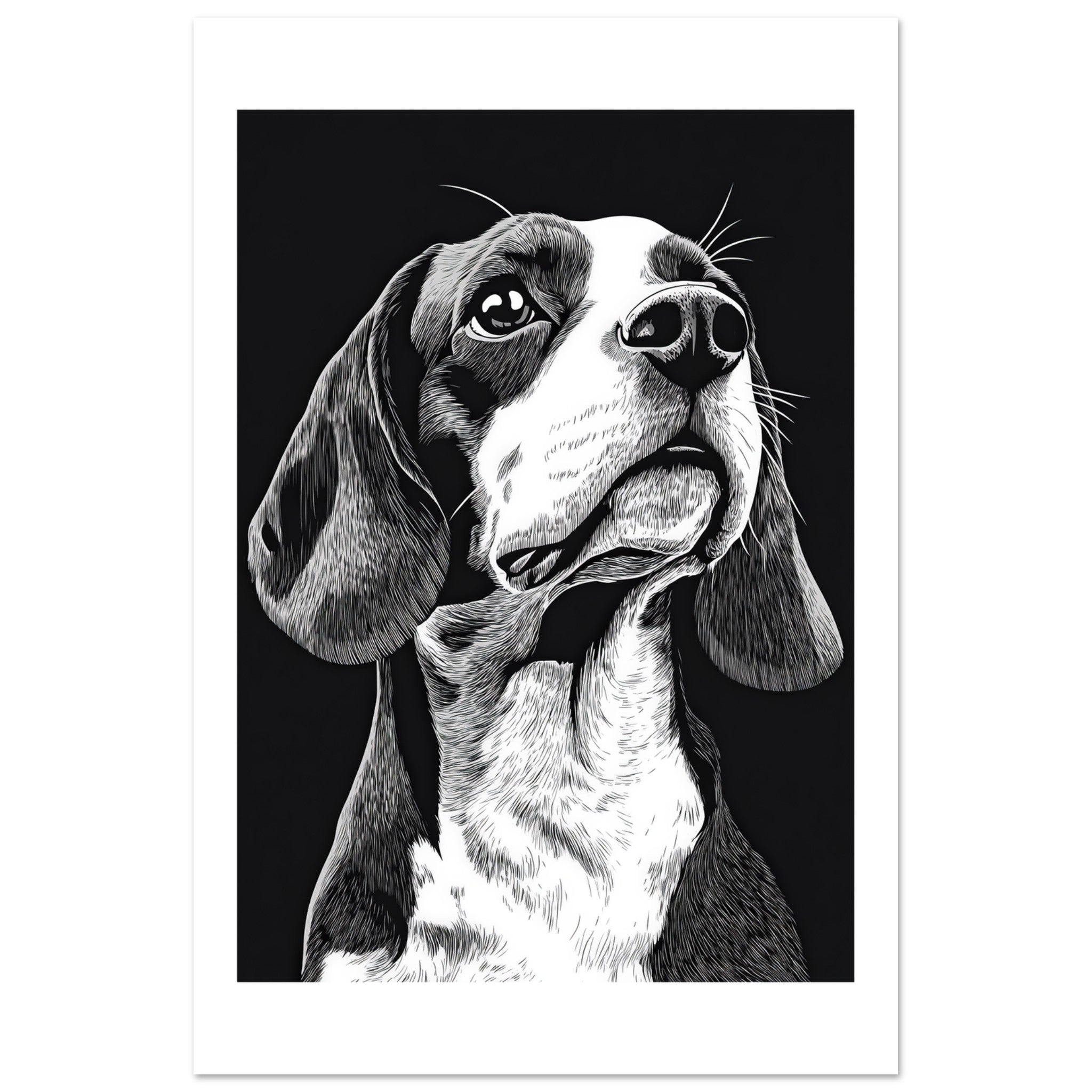 Beagle poster / Beagle Art Work / Beagle Print