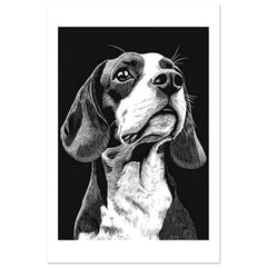 Beagle poster / Beagle Art Work / Beagle Print