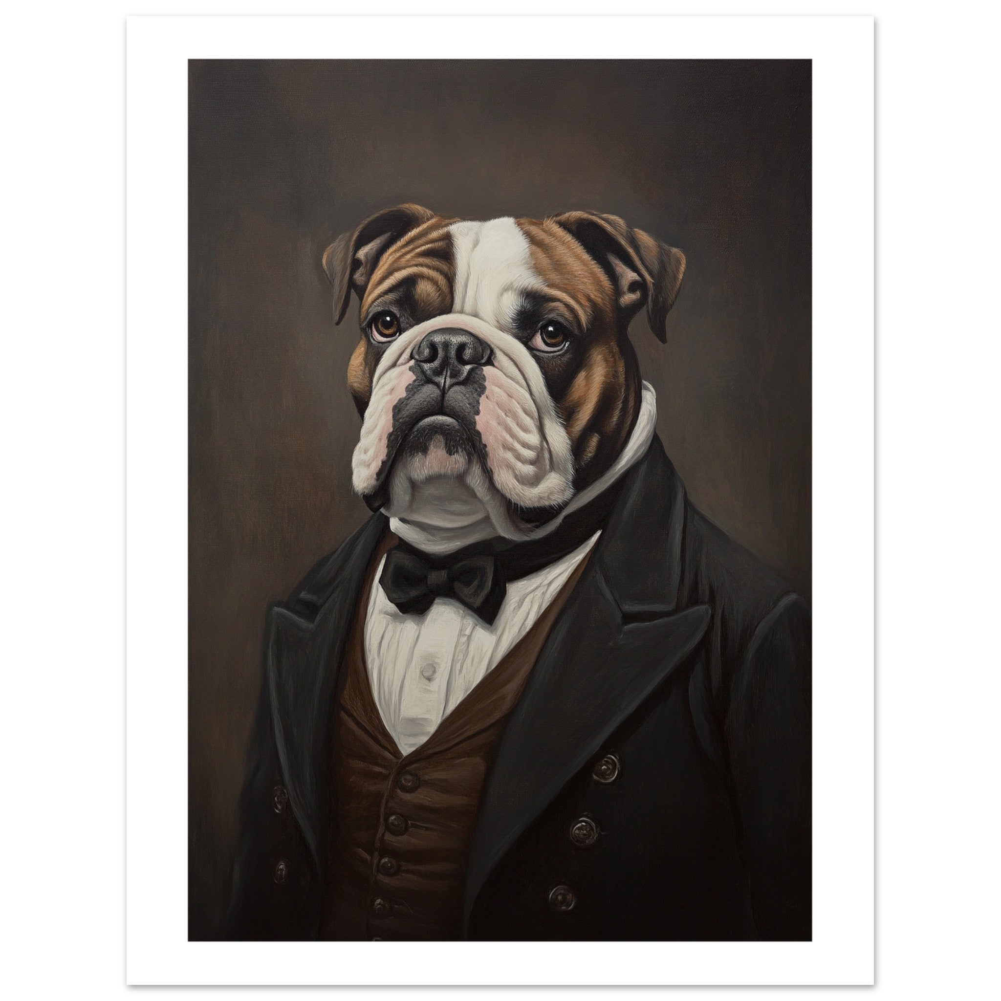 Bulldog Poster / Bulldog Art Work / Bulldog Print