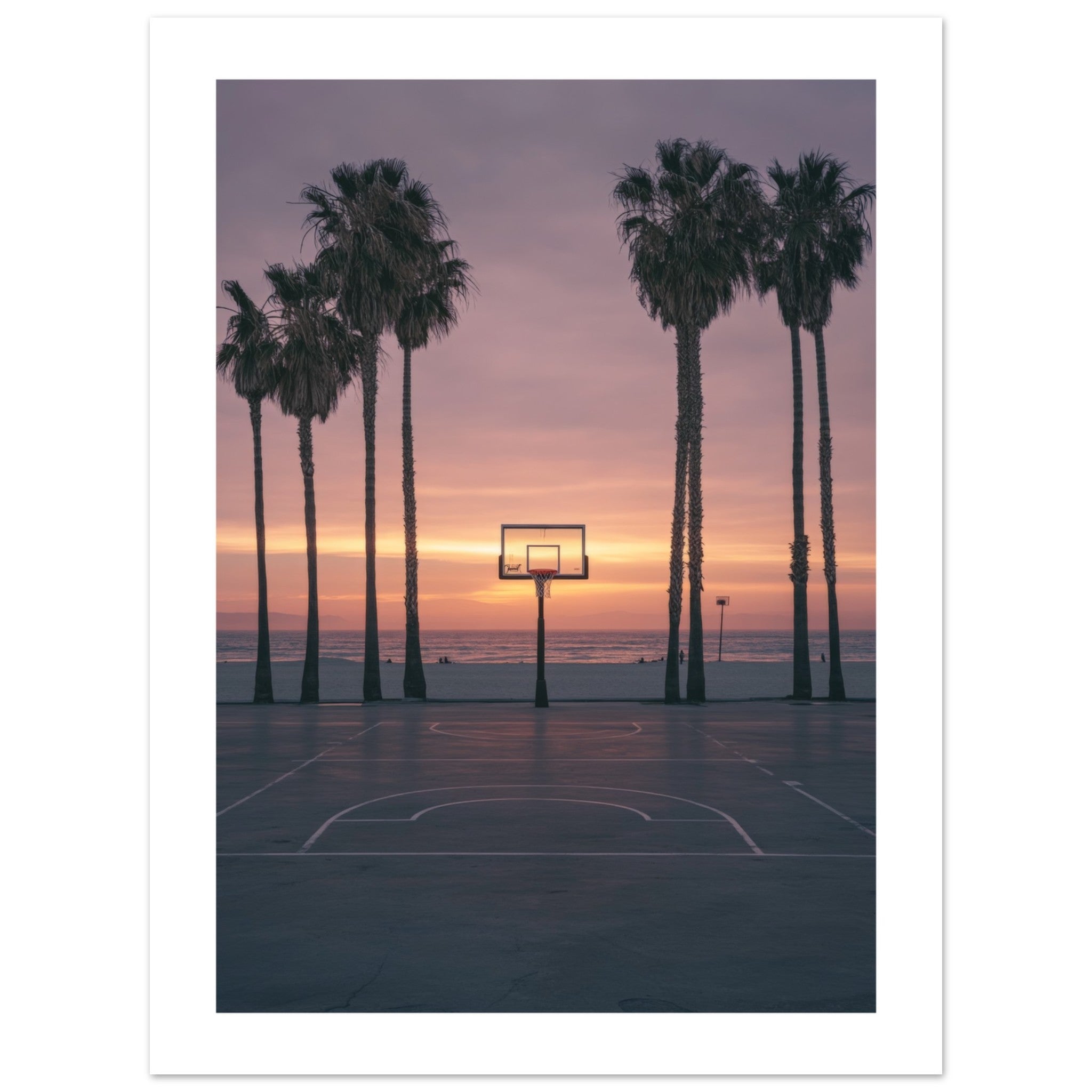 Basketball Court in Venice Beach California 1