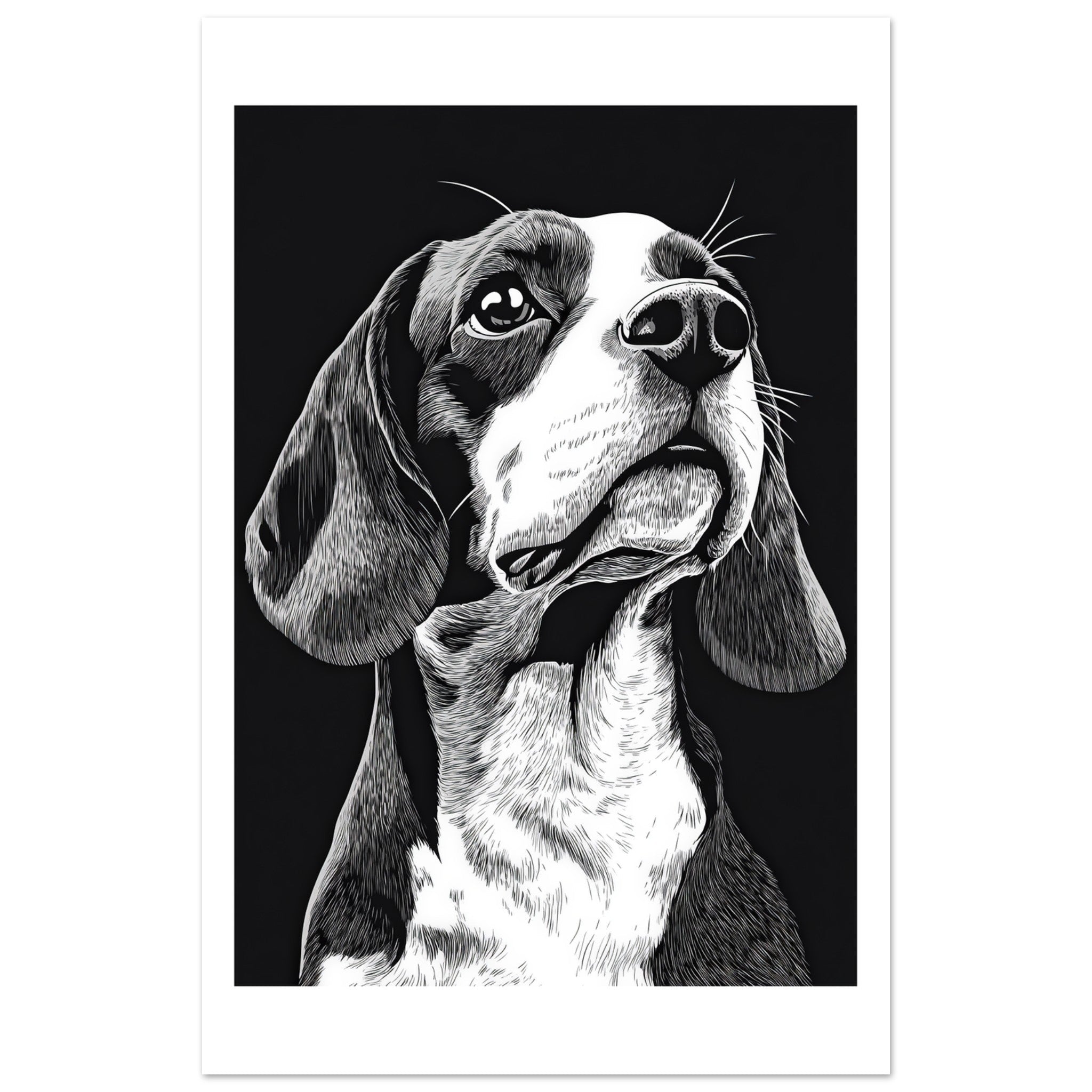 Beagle poster / Beagle Art Work / Beagle Print