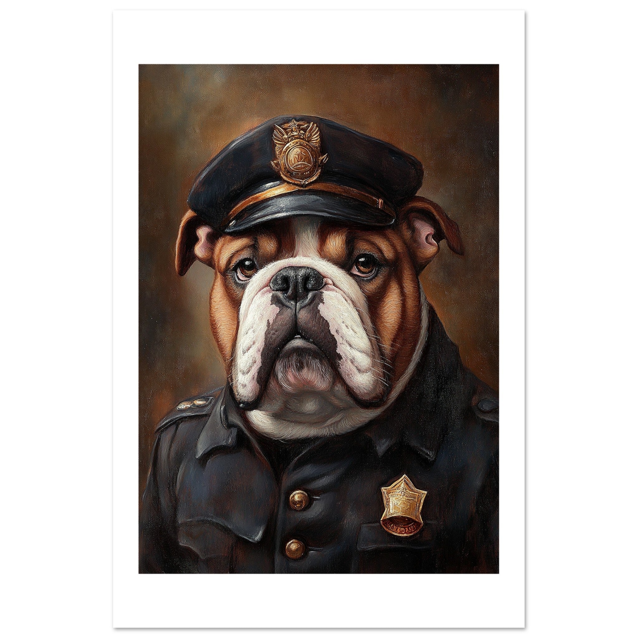 Bulldog Poster / Bulldog Art Work / Bulldog Print