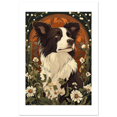 Border Collie Poster / Border Collie Art Work / Border Collie Print
