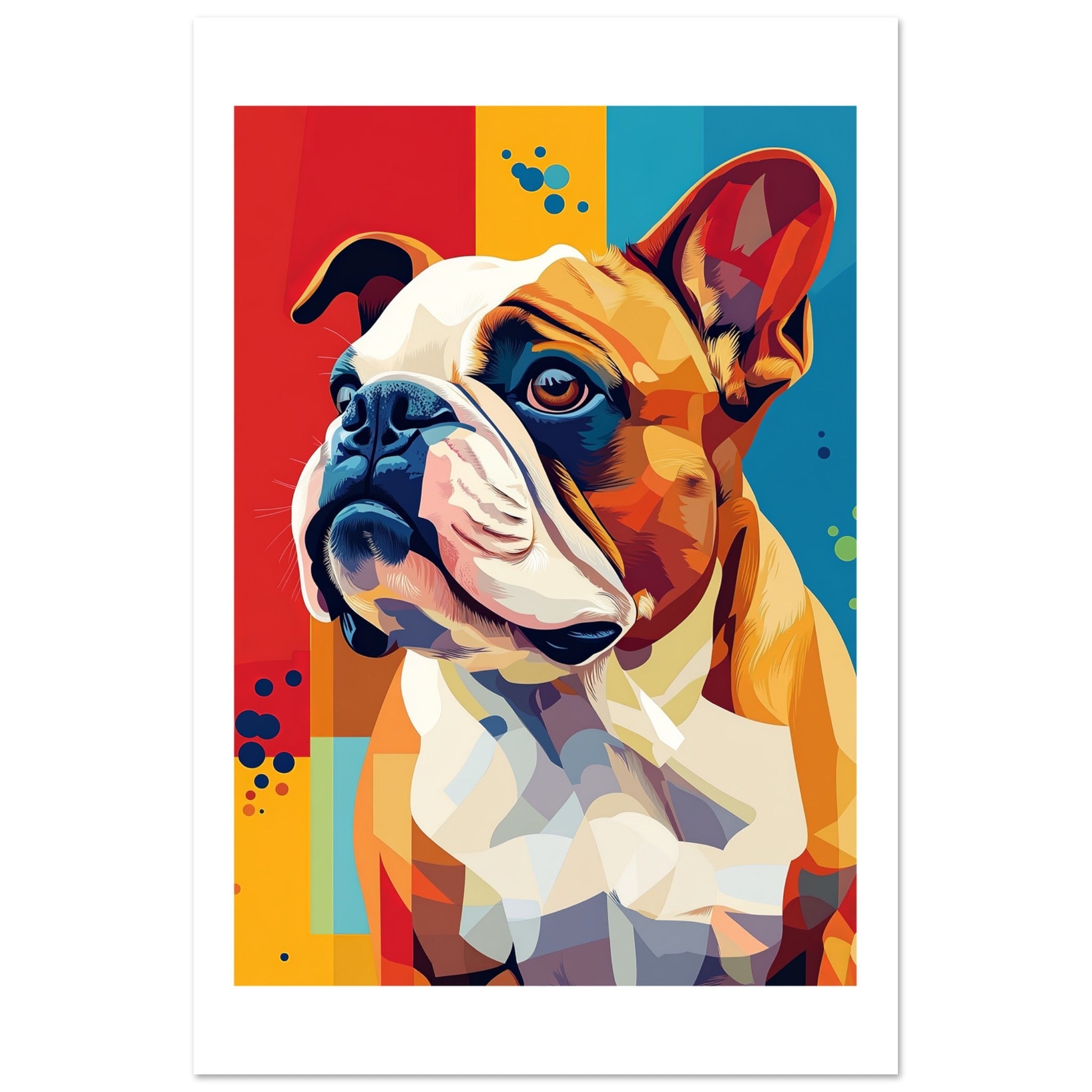 Bulldog Poster / Bulldog Art Work / Bulldog Print