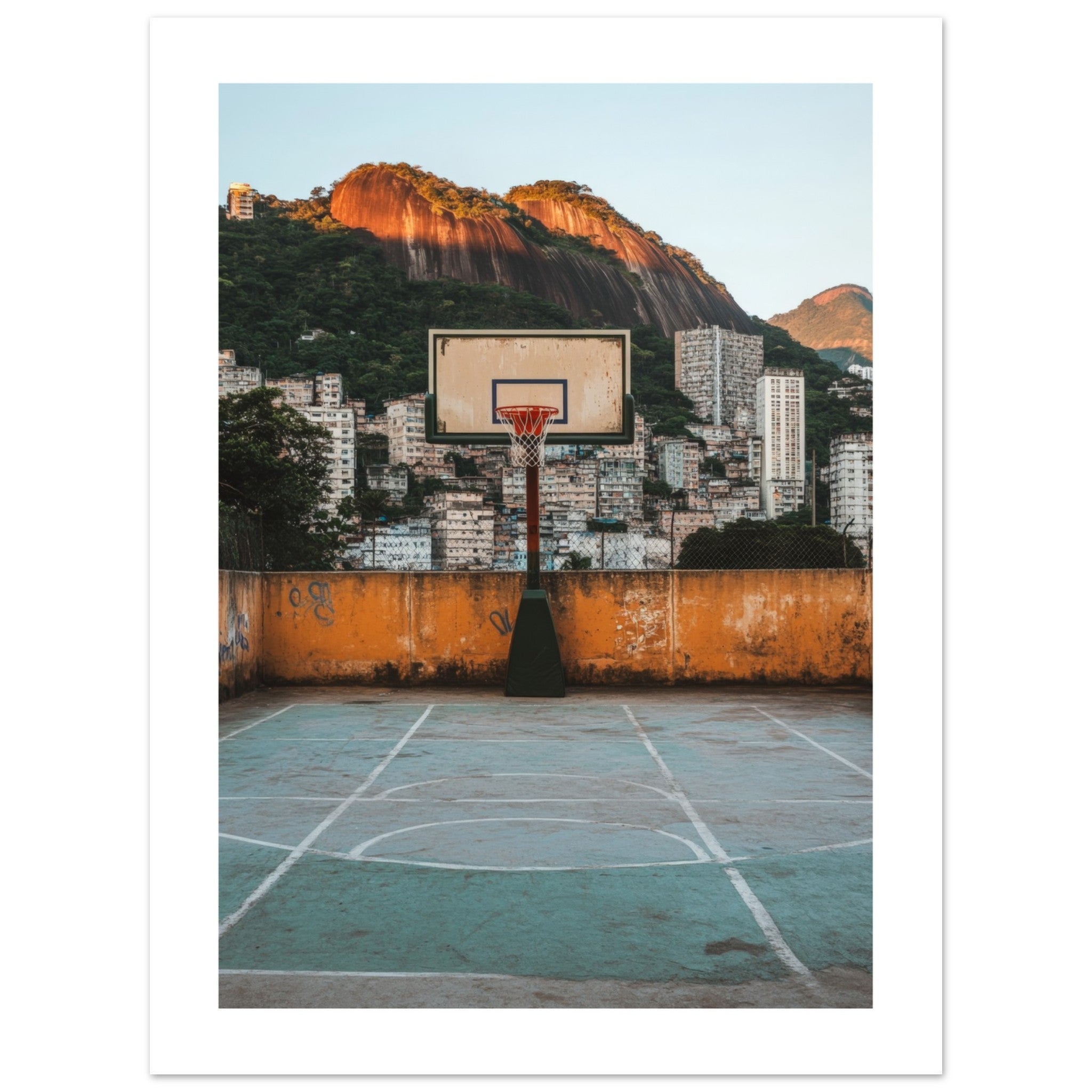 Basketball Court in Favela Rio de Janeiro 5