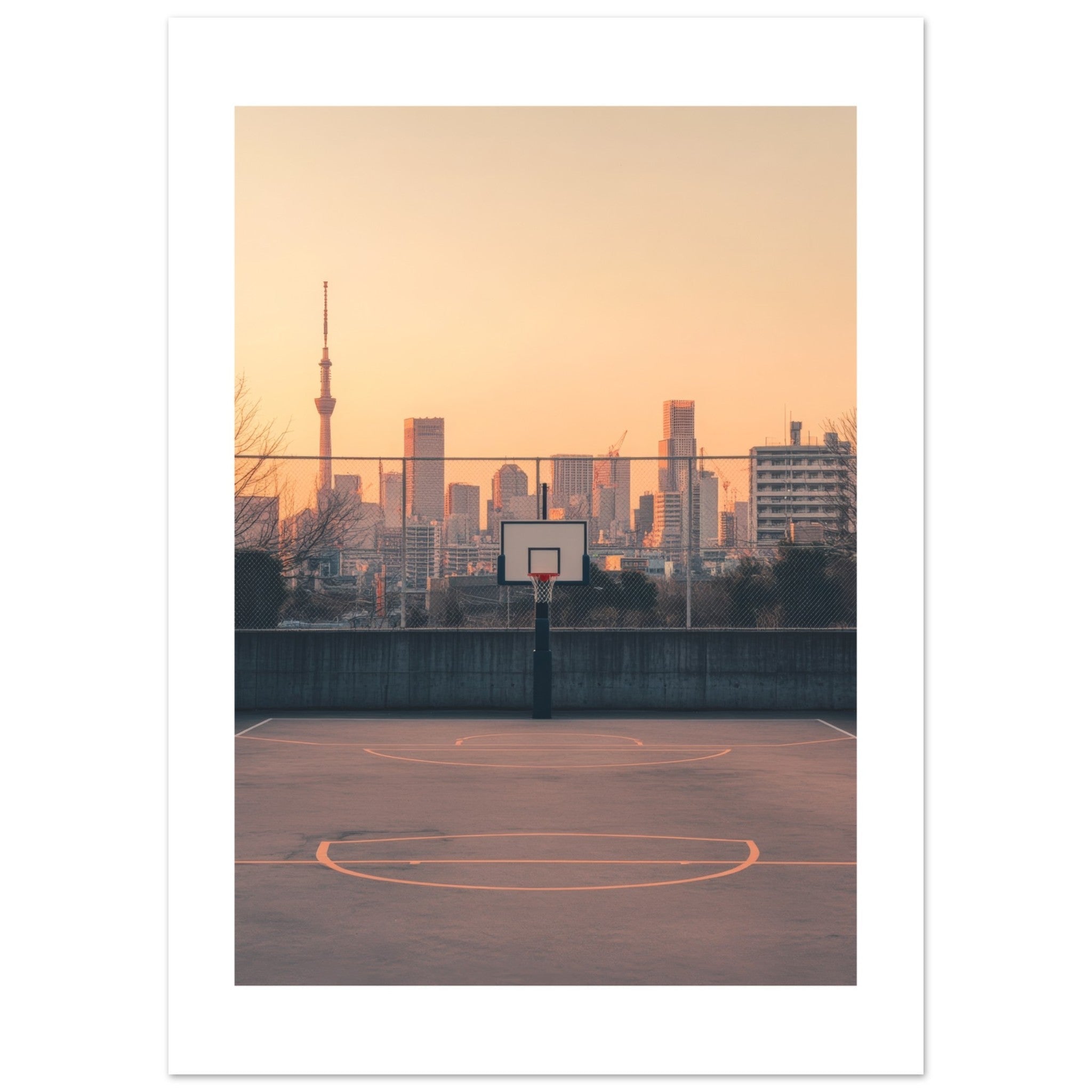 Basketball Court in Tokyo Japan