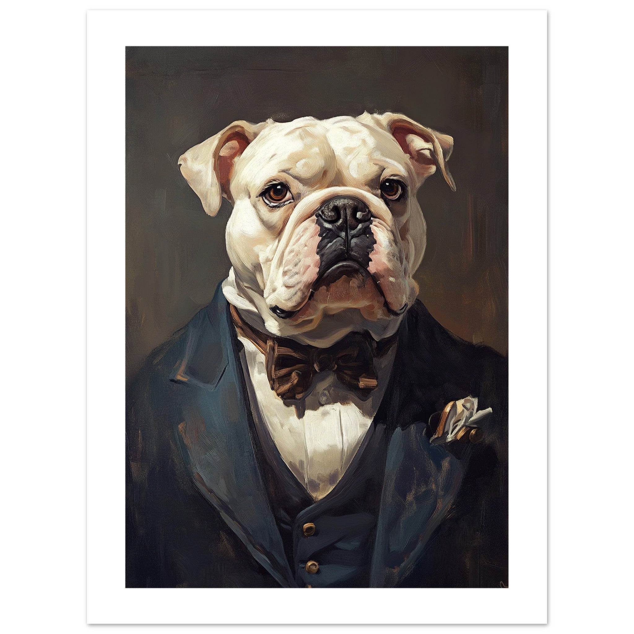 Bulldog Poster / Bulldog Art Work / Bulldog Print