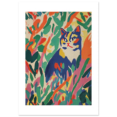 British Shorthair Cat Inspired by Matisse
