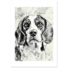 Beagle poster / Beagle Art Work / Beagle Print