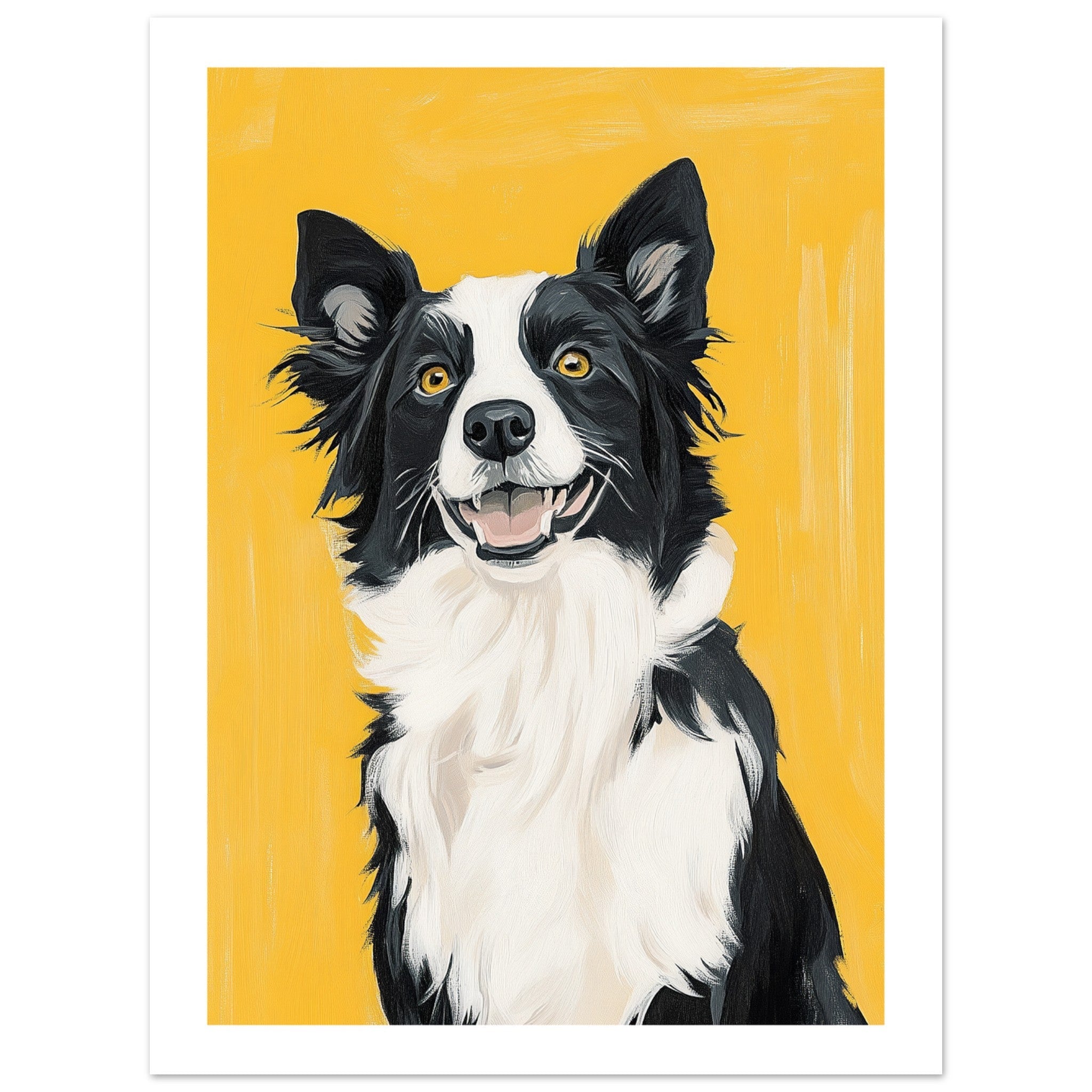 Border Collie Poster / Border Collie Art Work / Border Collie Print