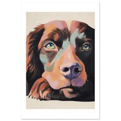 American Water Dog Relaxing Pastel Colored 1
