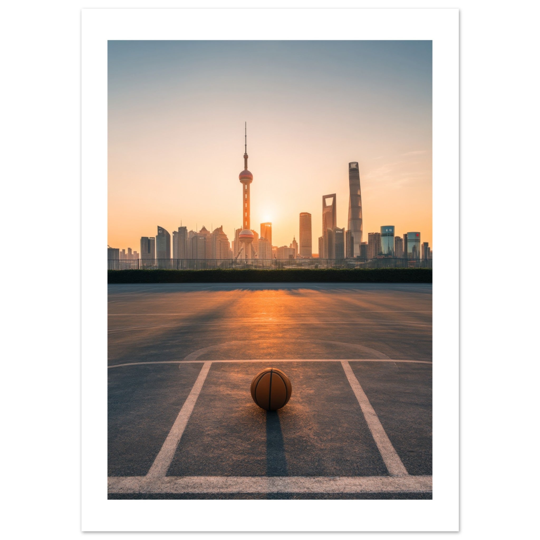 Basketball Court in Shanghai China