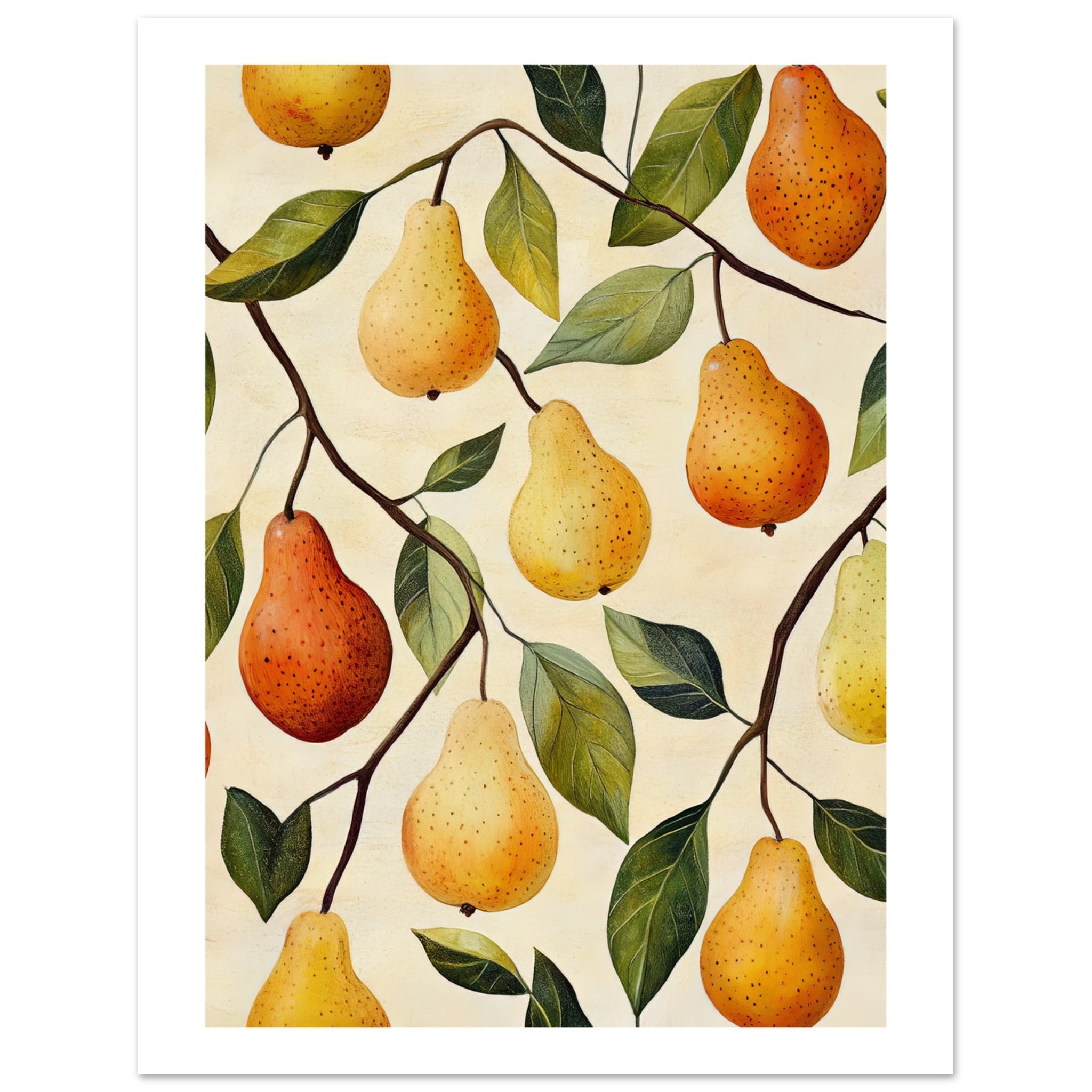 A pattern of pears 2