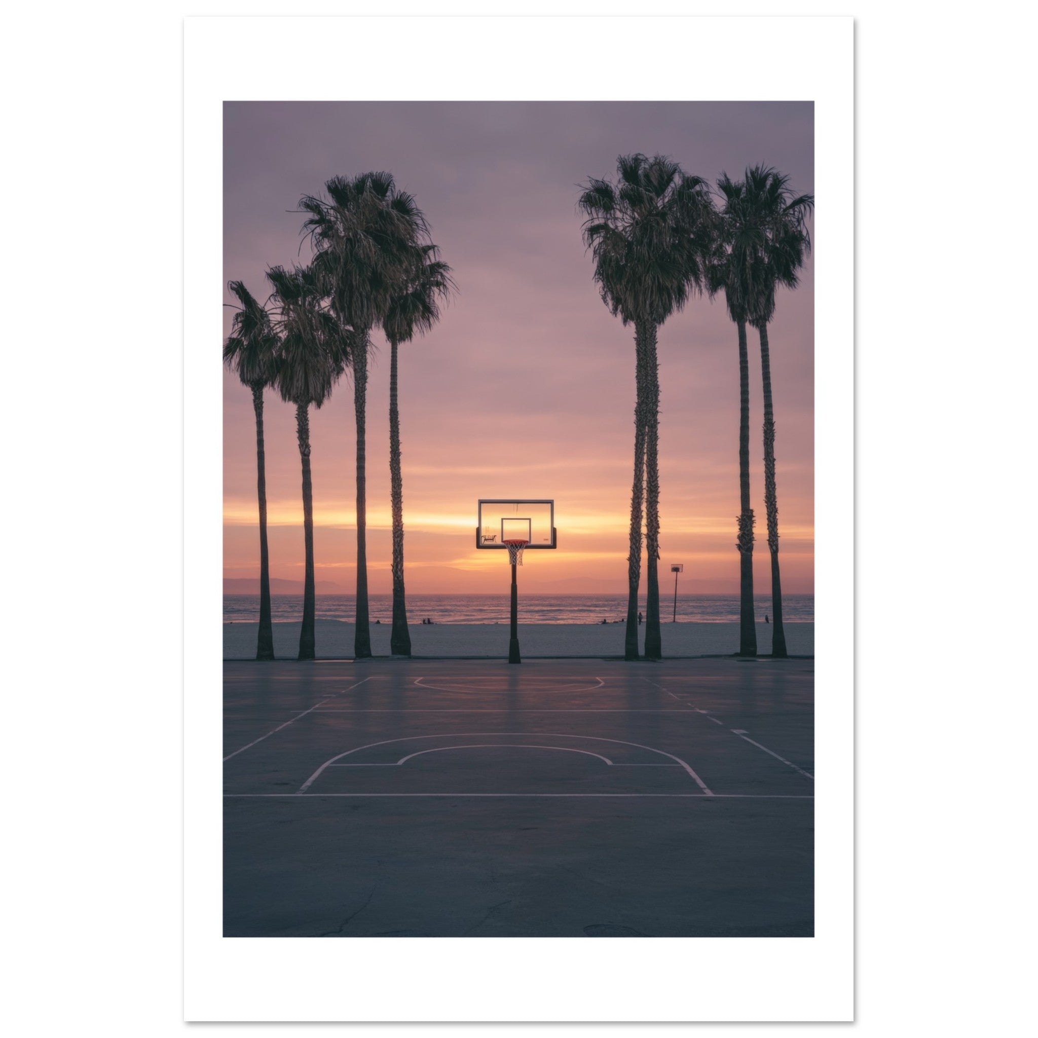 Basketball Court in Venice Beach California 1