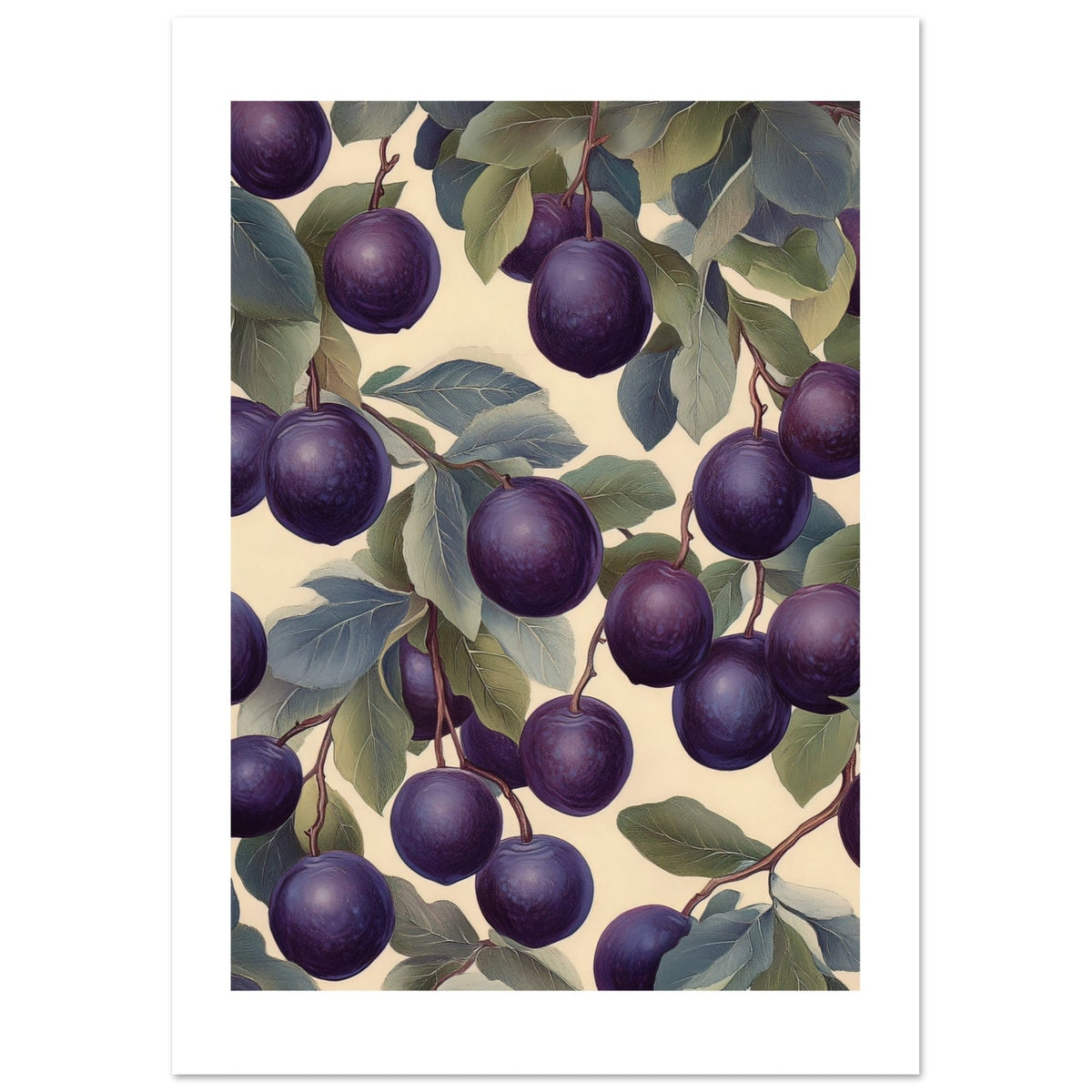 A pattern of Plums 1