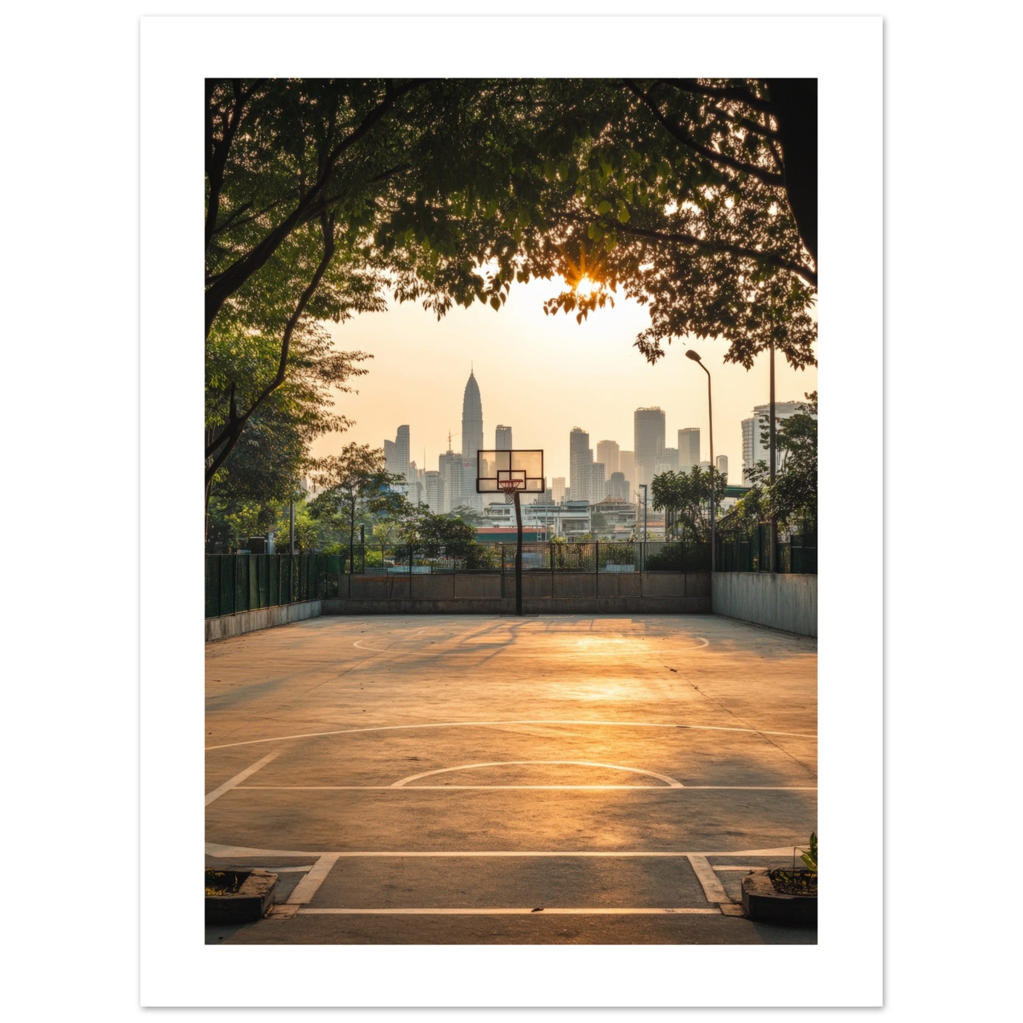 Basketball Court in Bangkok Thailand