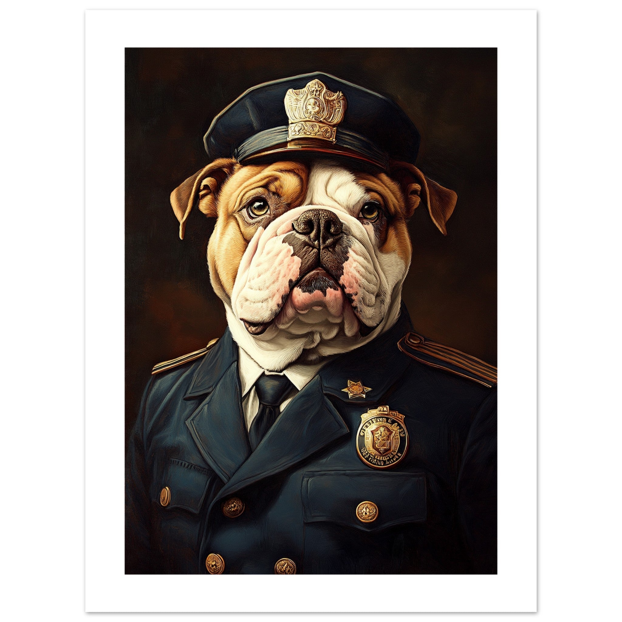 Bulldog Poster / Bulldog Art Work / Bulldog Print