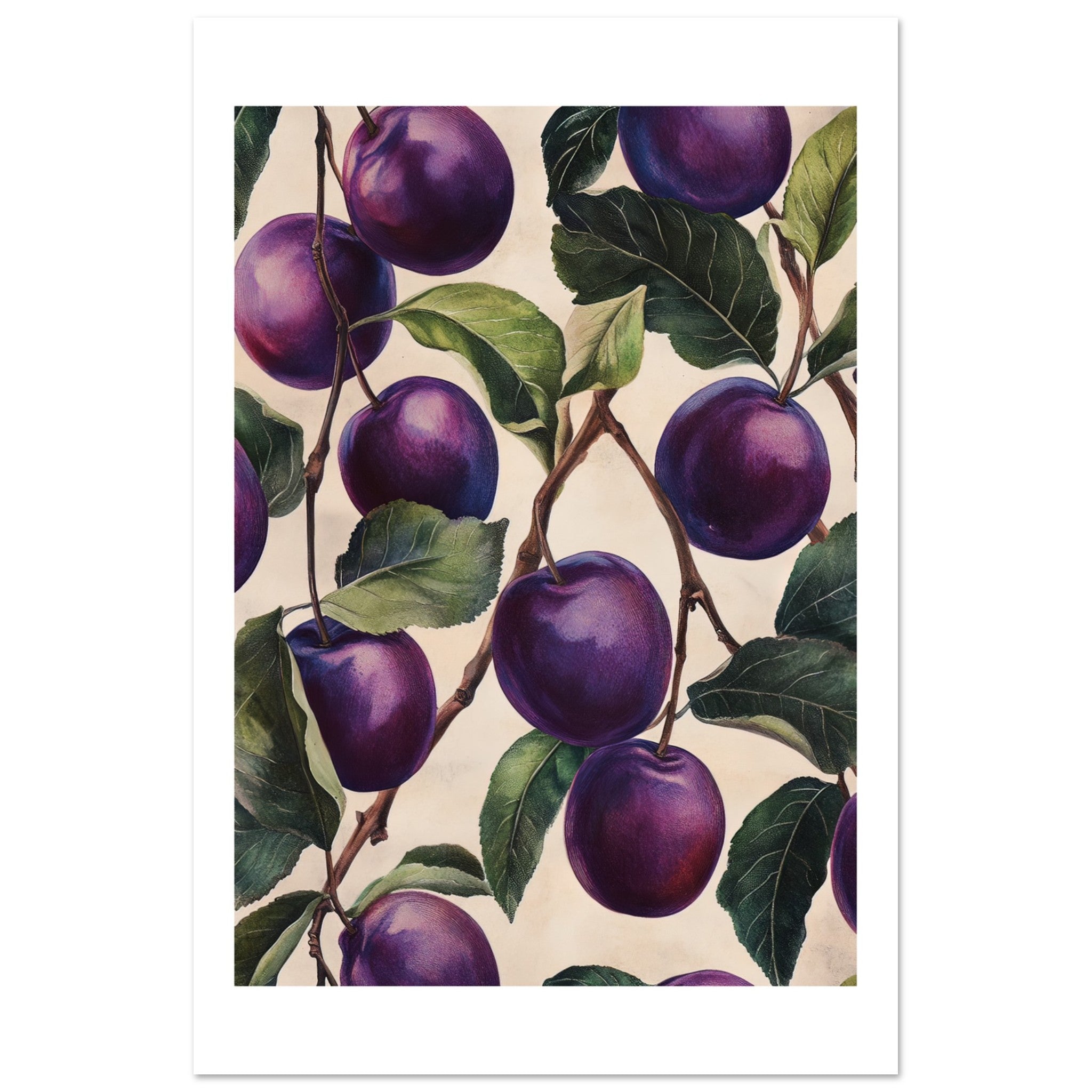 A pattern of Plums