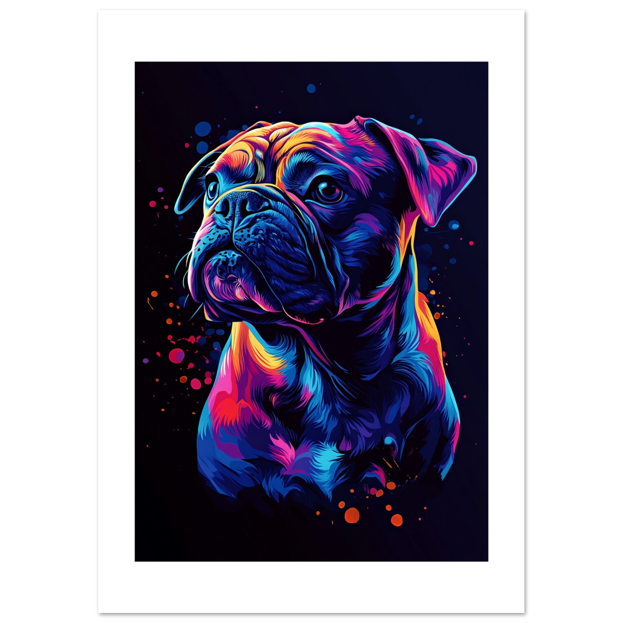 Bulldog Poster / Bulldog Art Work / Bulldog Print