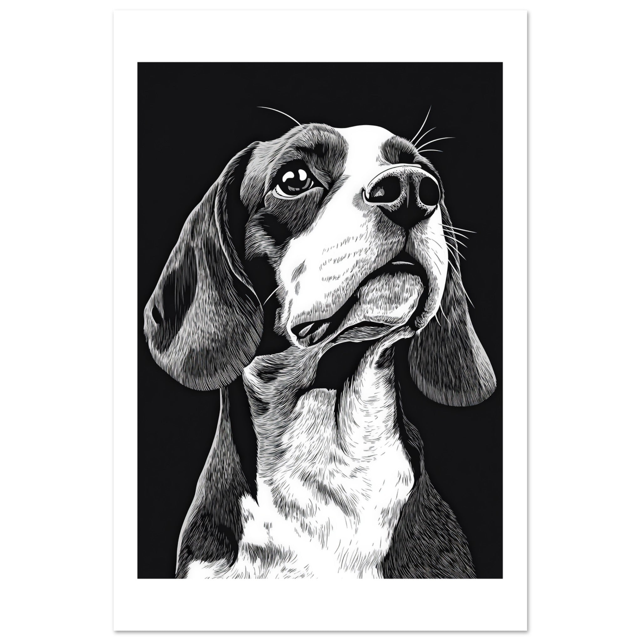 Beagle poster / Beagle Art Work / Beagle Print