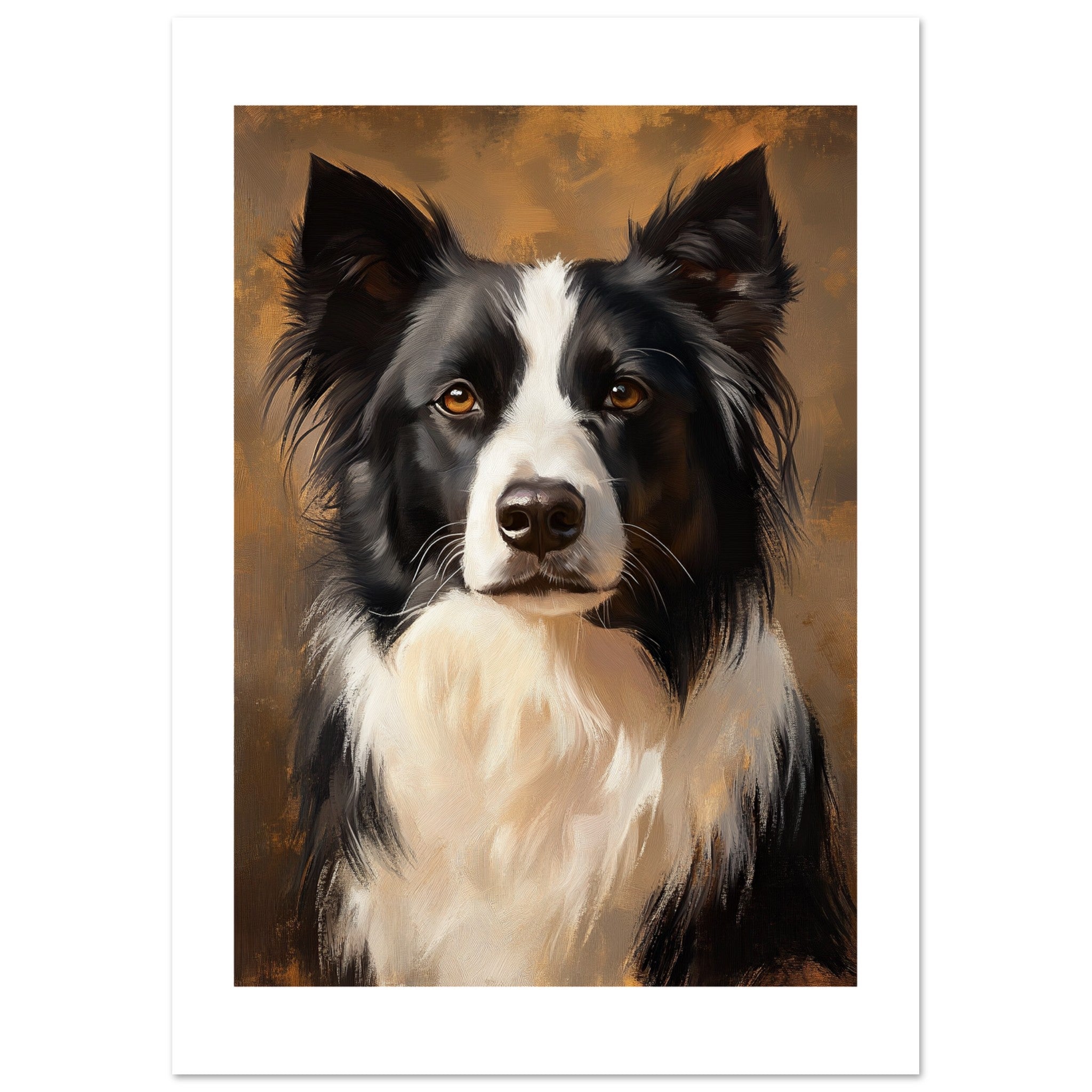 Border Collie Poster / Border Collie Art Work / Border Collie Print