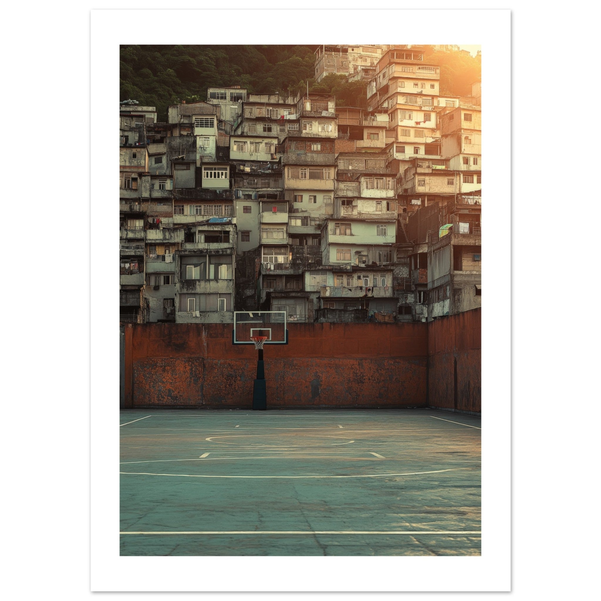 Basketball Court in Favela Rio de Janeiro 4