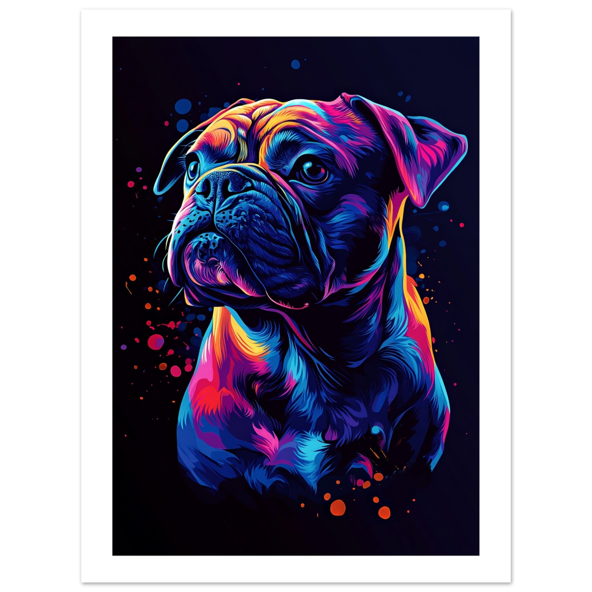 Bulldog Poster / Bulldog Art Work / Bulldog Print