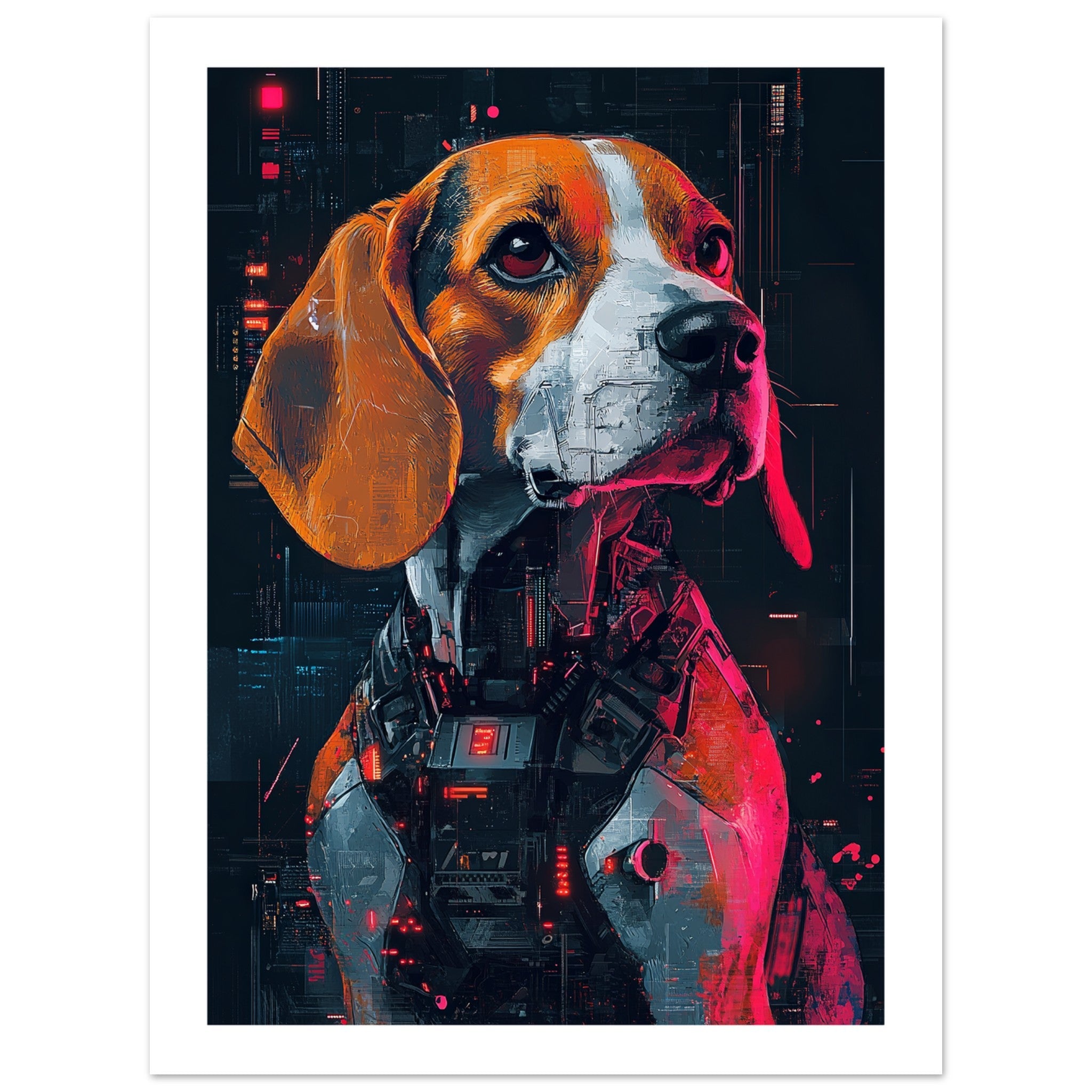 Beagle poster / Beagle Art Work / Beagle Print