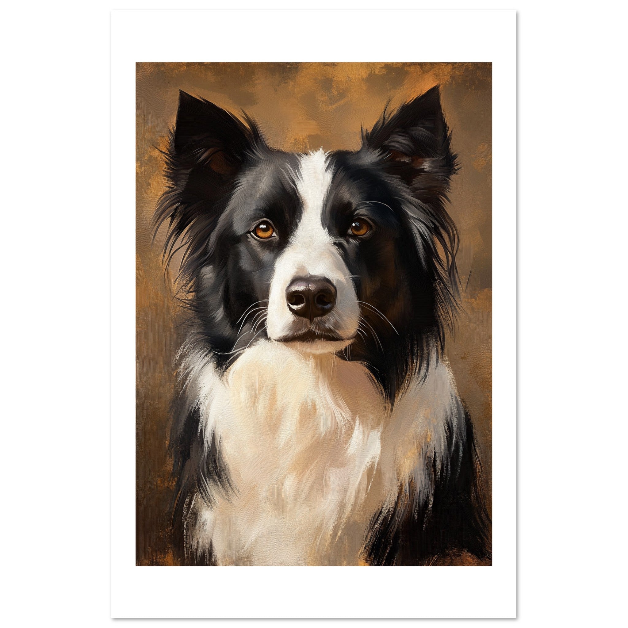 Border Collie Poster / Border Collie Art Work / Border Collie Print