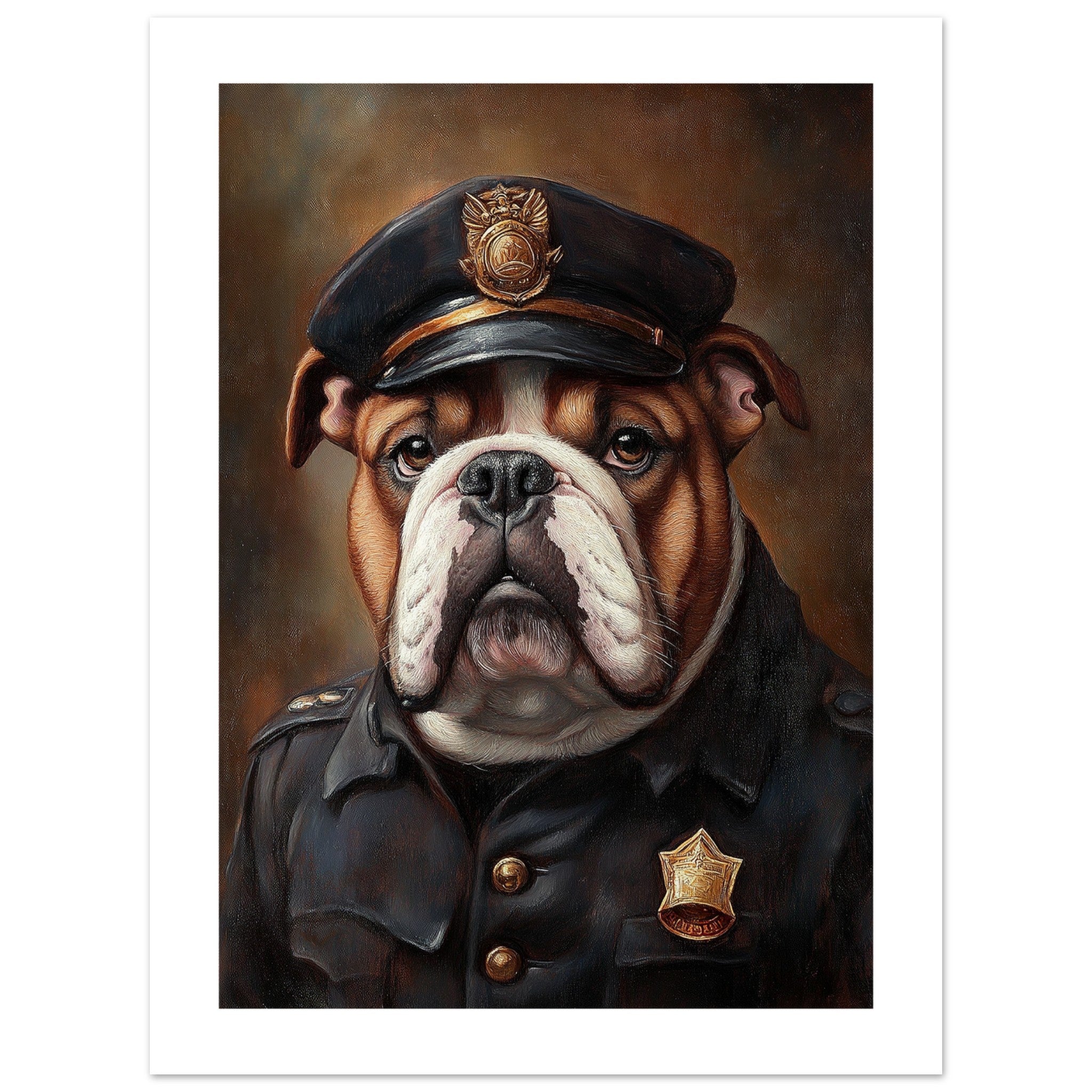 Bulldog Poster / Bulldog Art Work / Bulldog Print