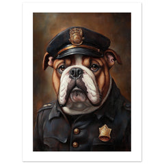 Bulldog Poster / Bulldog Art Work / Bulldog Print