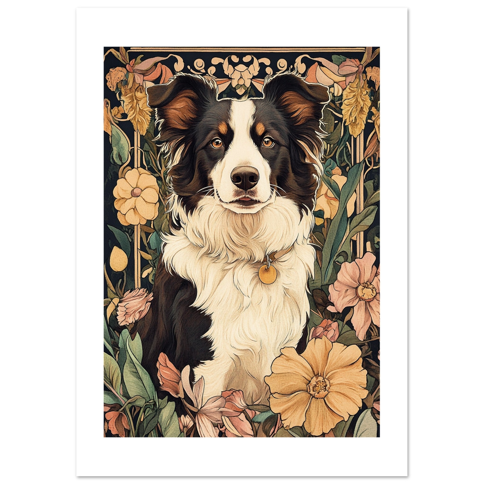 Border Collie Poster / Border Collie Art Work / Border Collie Print