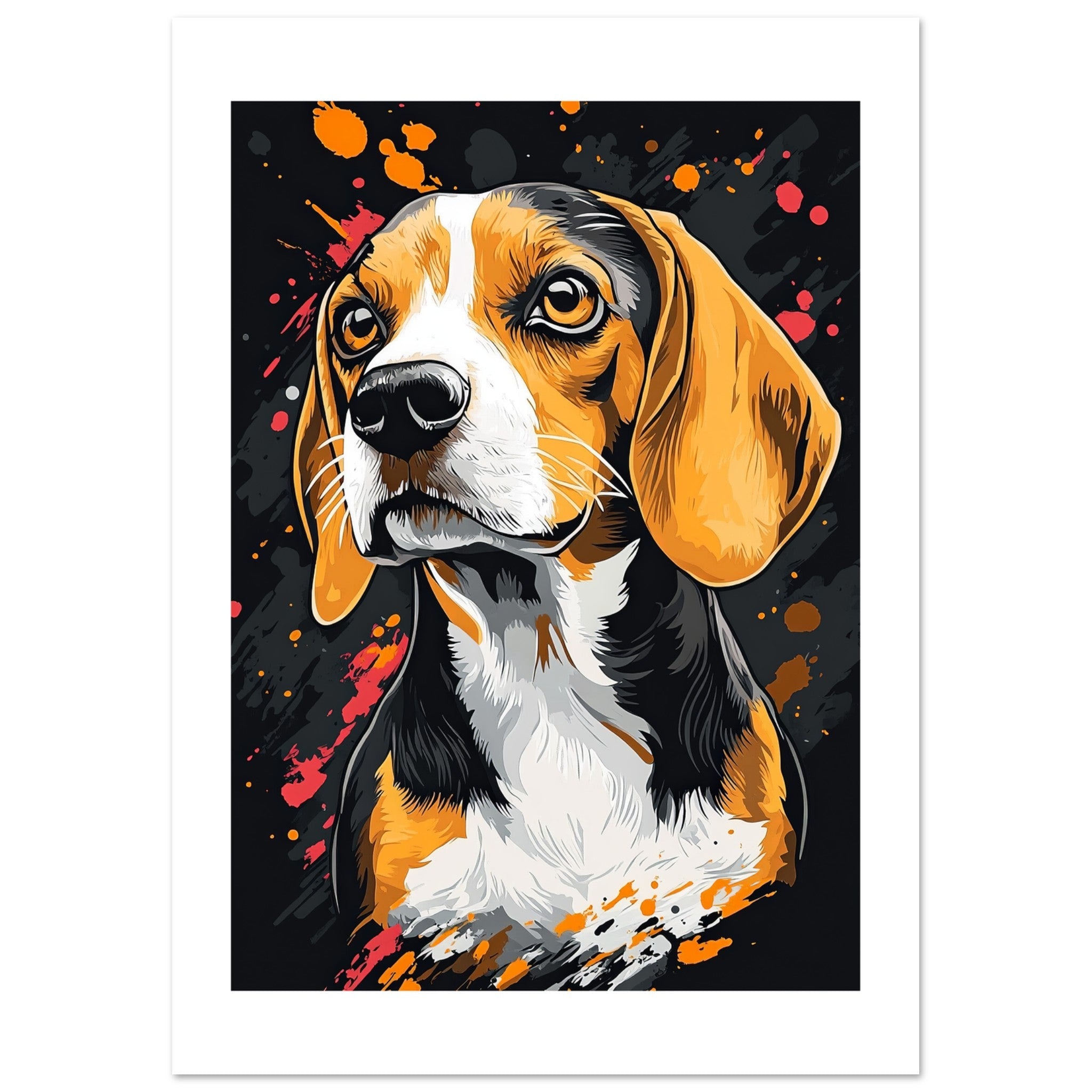 Beagle poster / Beagle Art Work / Beagle Print