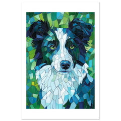Border Collie Poster / Border Collie Art Work / Border Collie Print