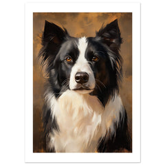 Border Collie Poster / Border Collie Art Work / Border Collie Print