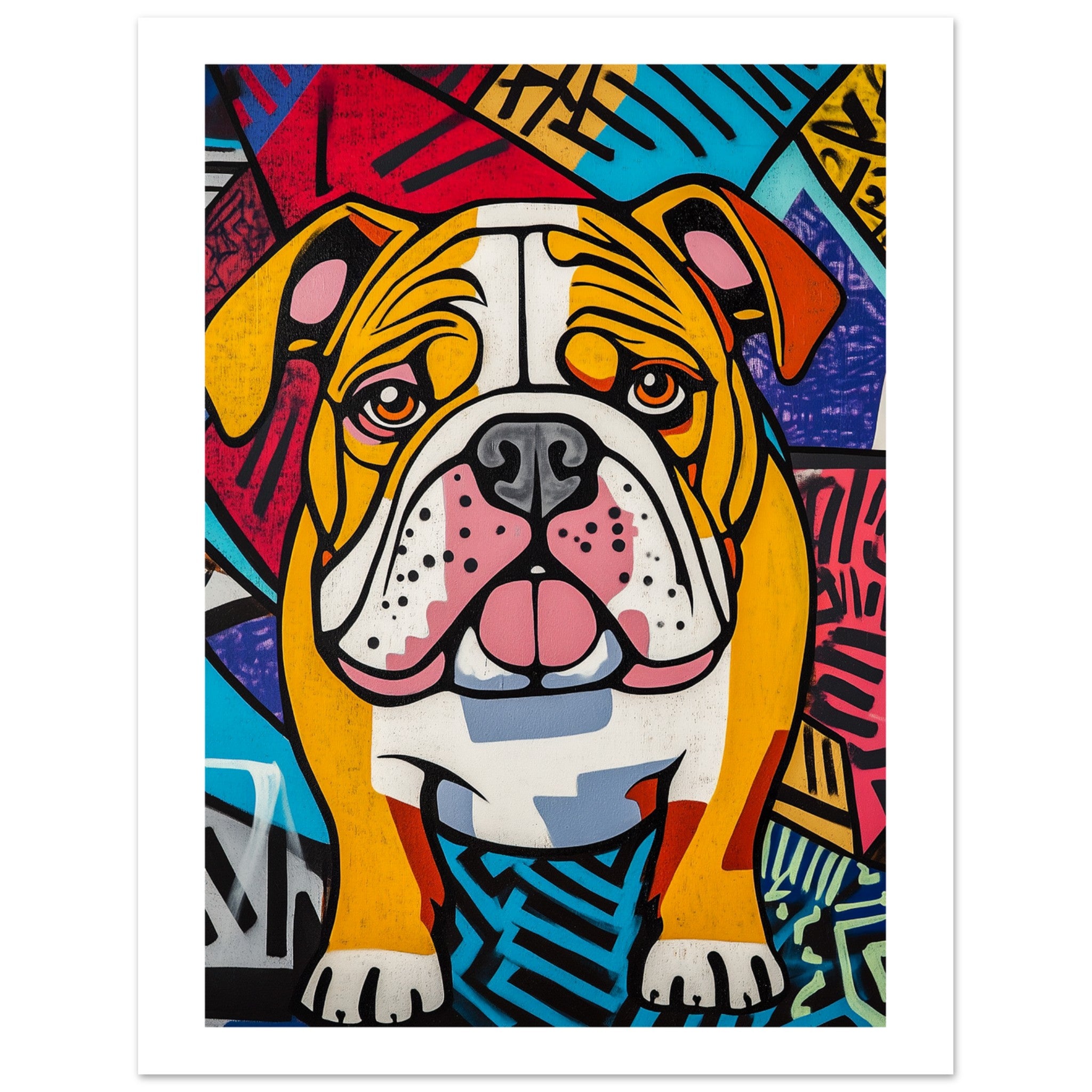 Bulldog Poster / Bulldog Art Work / Bulldog Print