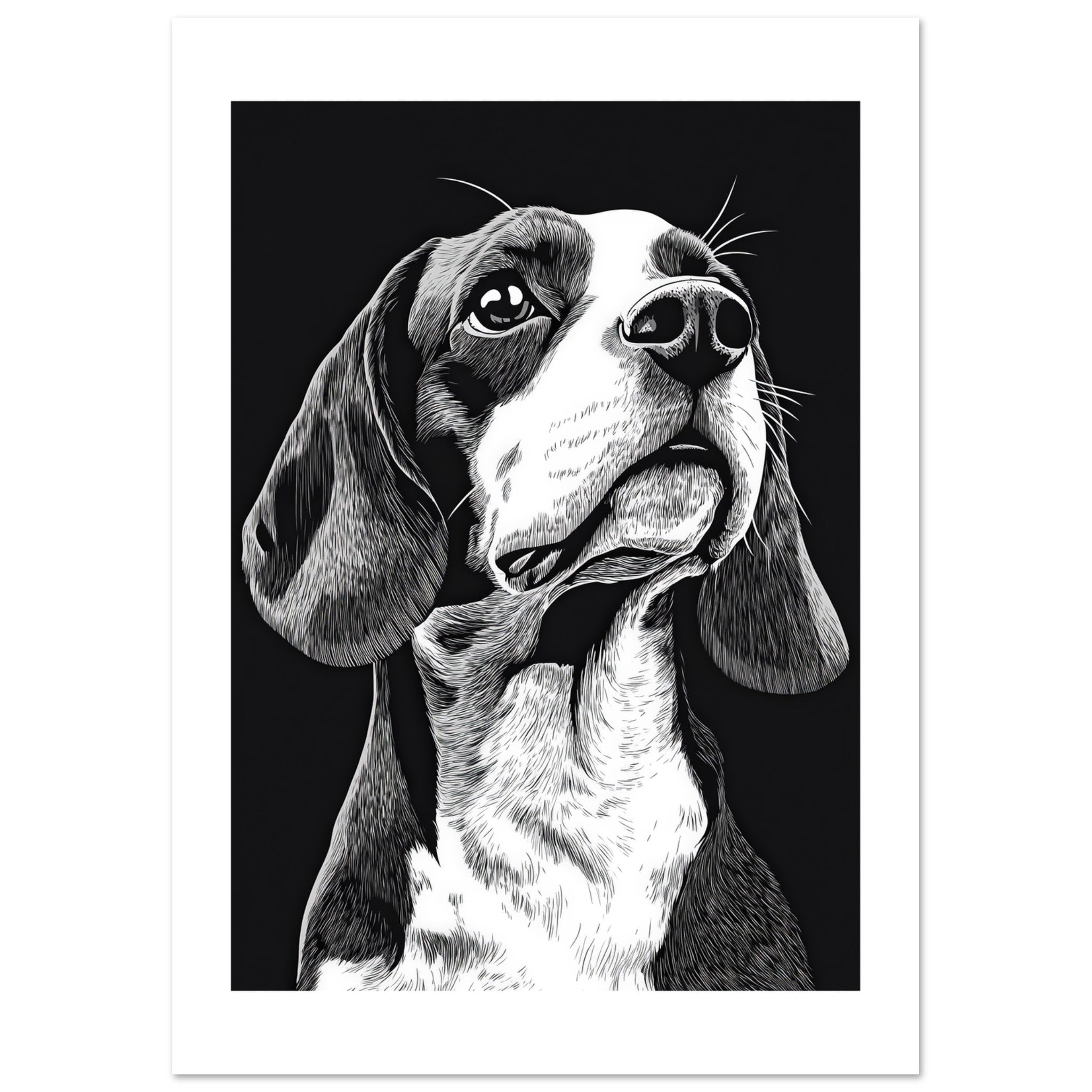 Beagle poster / Beagle Art Work / Beagle Print