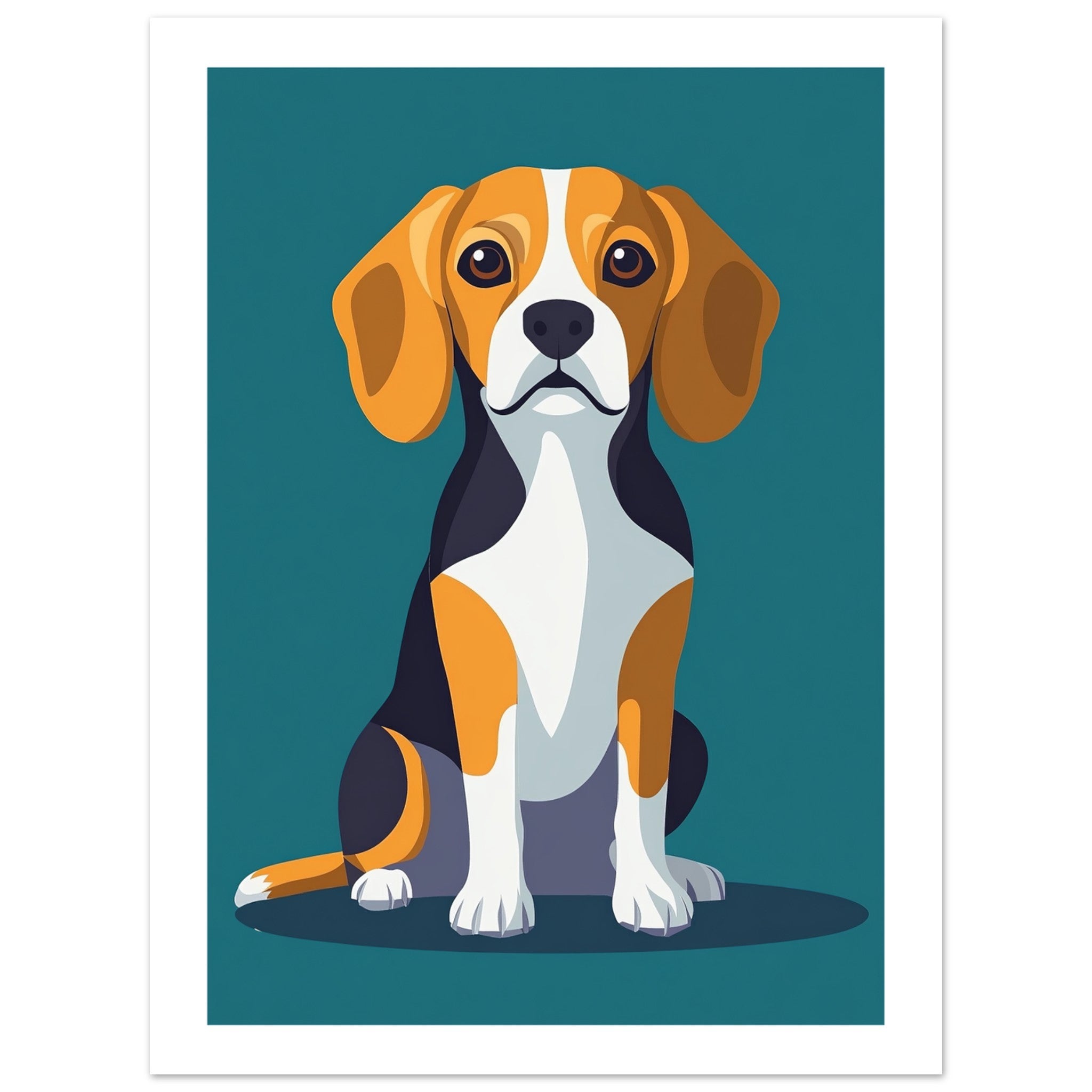 Beagle poster / Beagle Art Work / Beagle Print