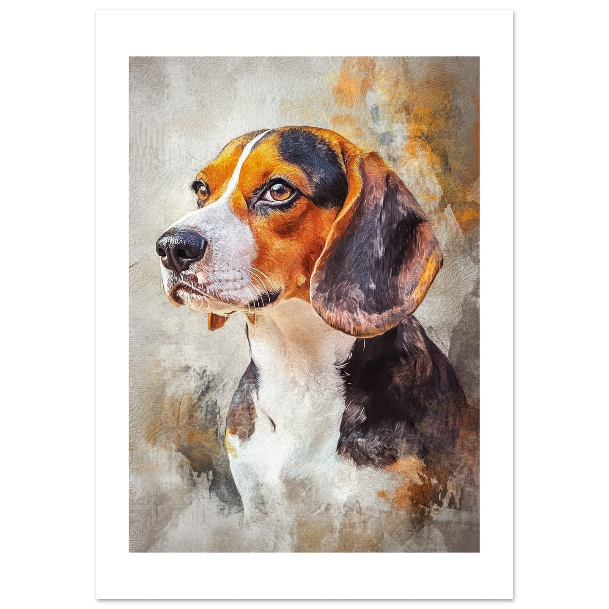 Beagle poster / Beagle Art Work / Beagle Print