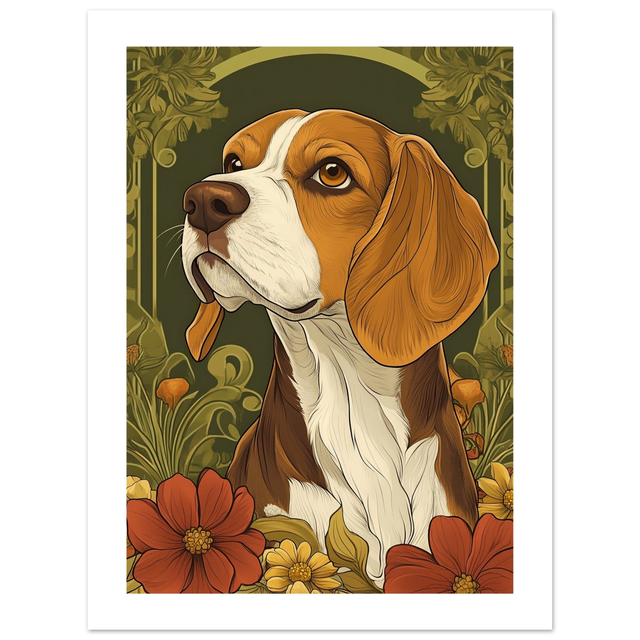 Beagle poster / Beagle Art Work / Beagle Print