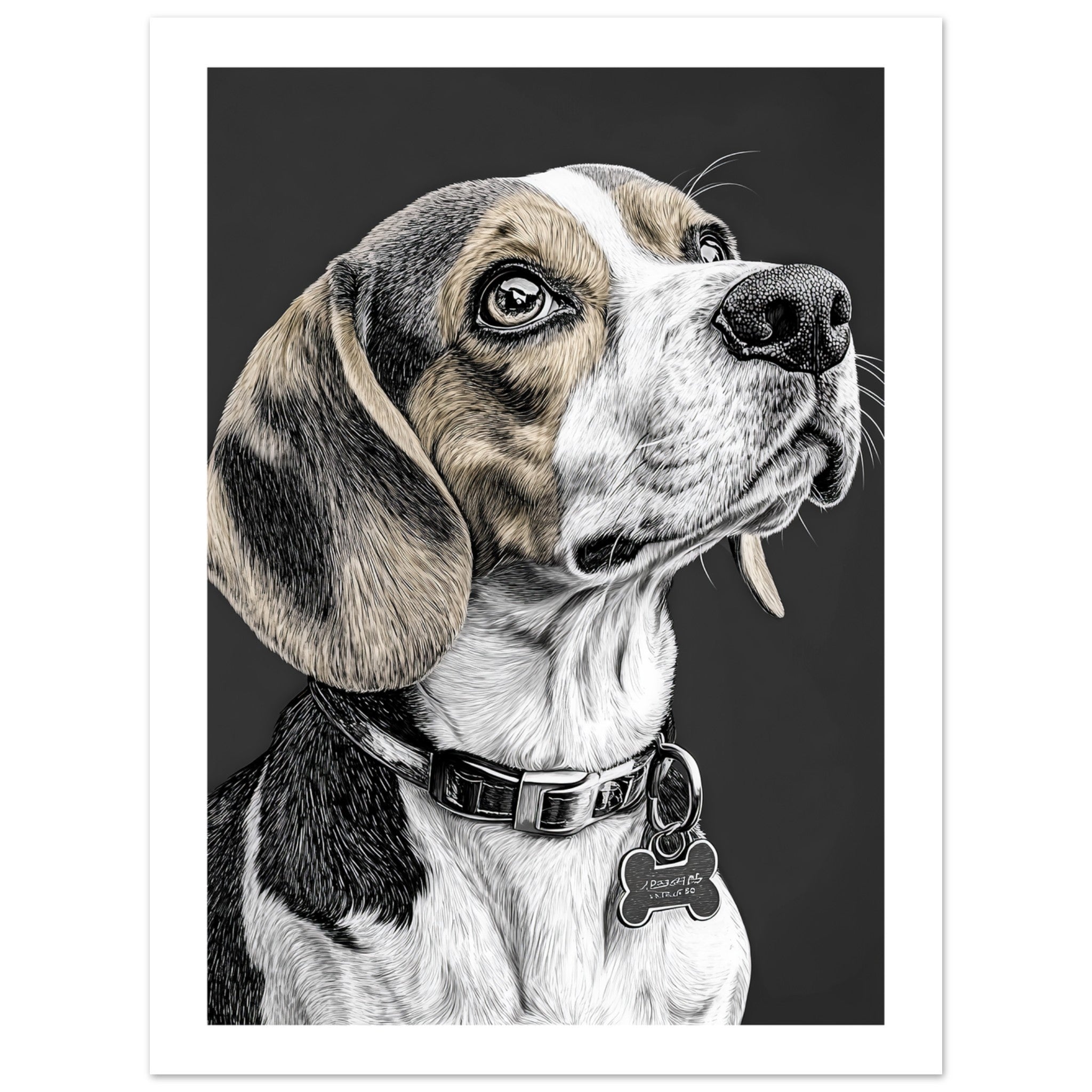 Beagle poster / Beagle Art Work / Beagle Print