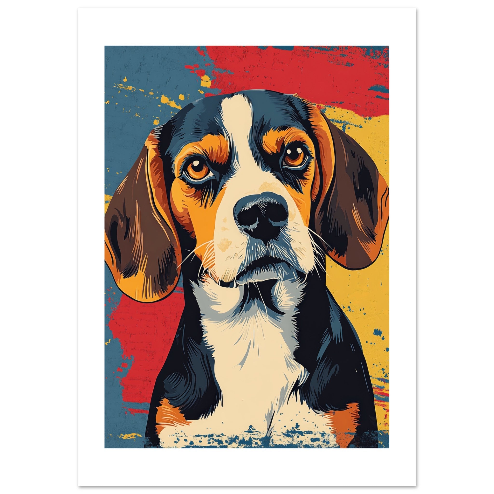 Beagle poster / Beagle Art Work / Beagle Print