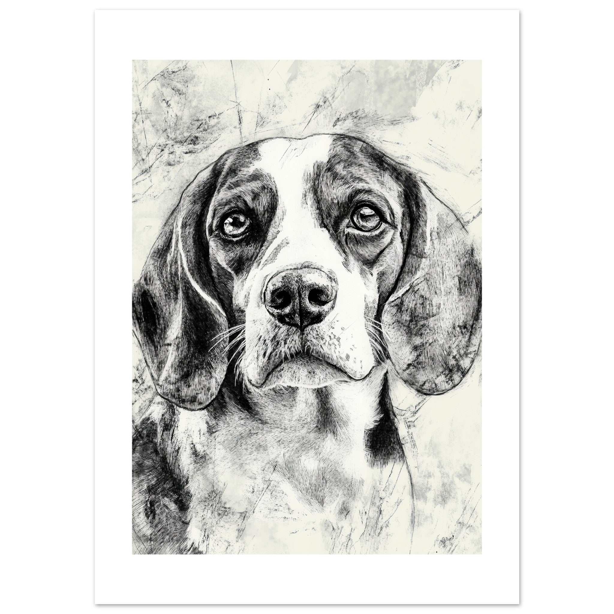 Beagle poster / Beagle Art Work / Beagle Print