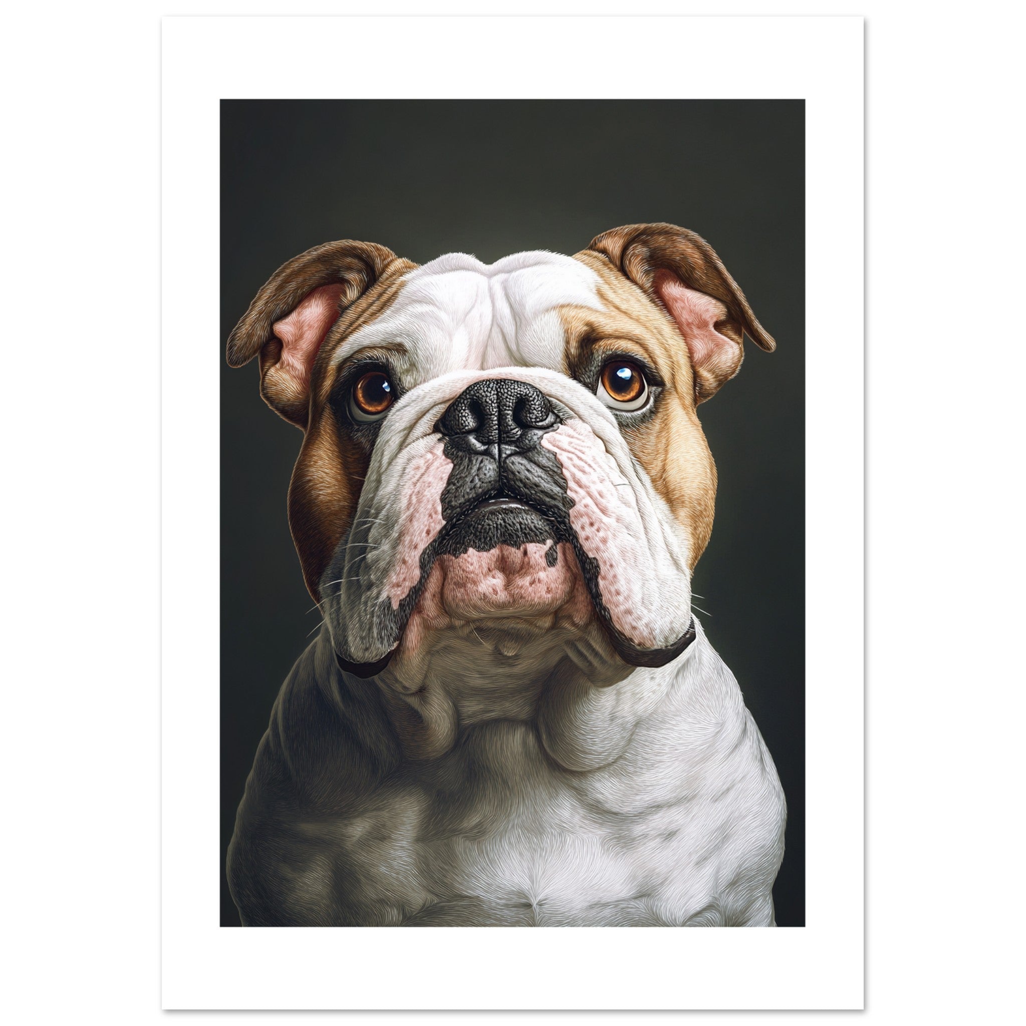 Bulldog Poster / Bulldog Art Work / Bulldog Print