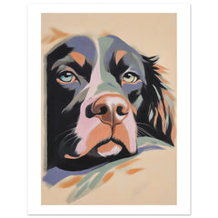 American Water Dog Relaxing Pastel Colored 2