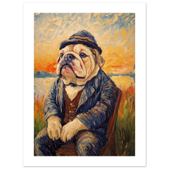 Bulldog Poster / Bulldog Art Work / Bulldog Print