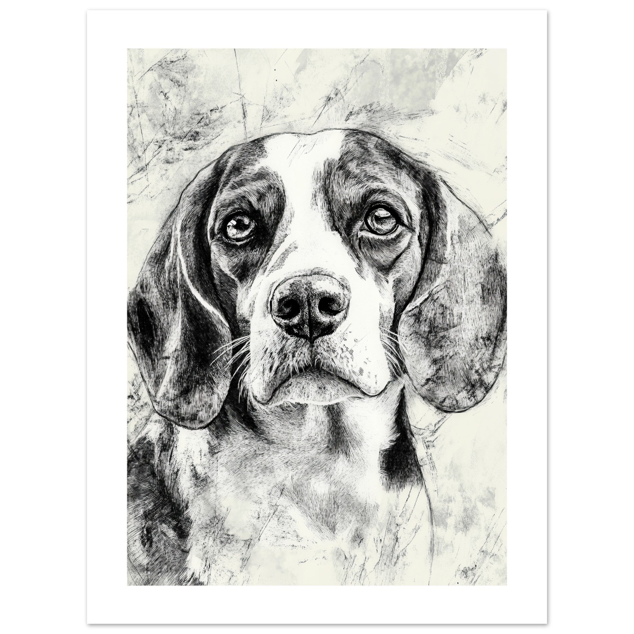 Beagle poster / Beagle Art Work / Beagle Print