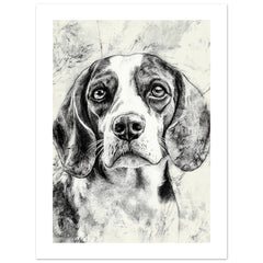 Beagle poster / Beagle Art Work / Beagle Print